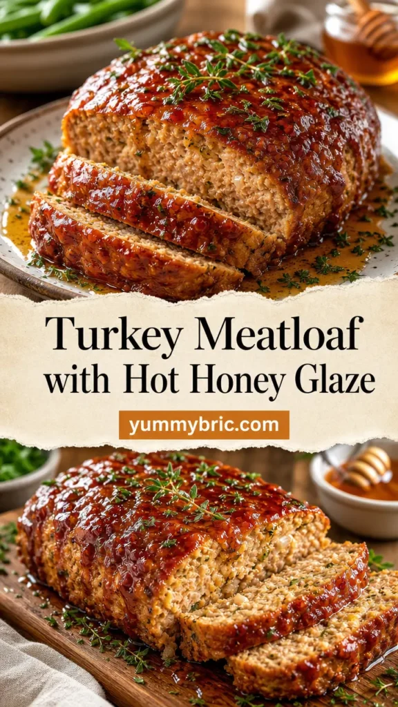 Turkey Meatloaf with Hot Honey Glaze
