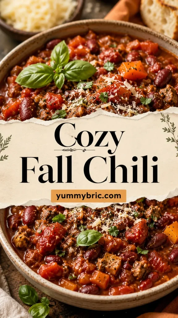 Cozy Fall Chili with Italian Herbs