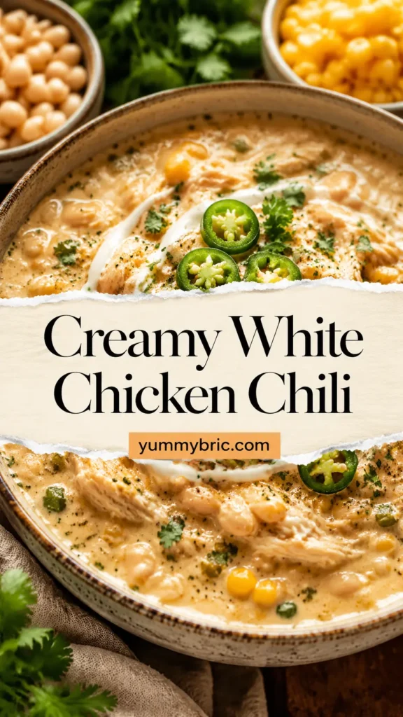 Creamy White Chicken Chili for Sunday Supper