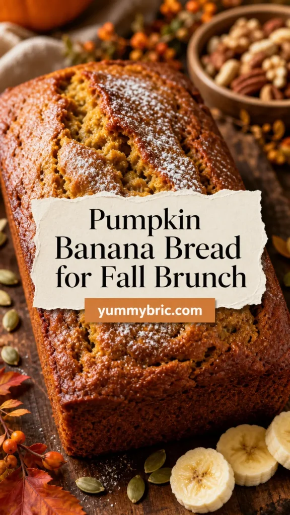 Pumpkin Banana Bread for Fall Brunch