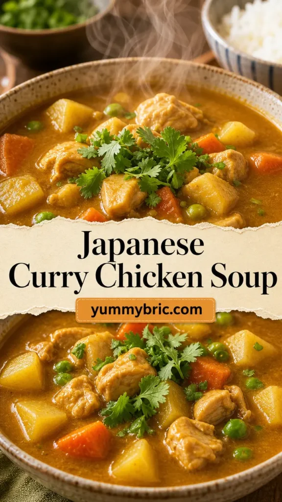 Japanese Curry Chicken Soup with Potatoes