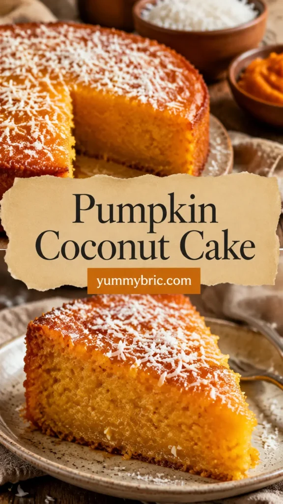 Portuguese Pumpkin Coconut Cake