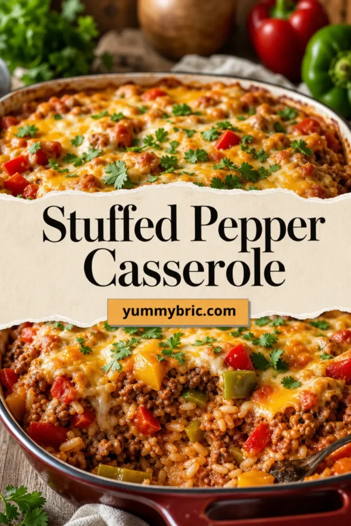 STUFFED PEPPER CASSEROLE