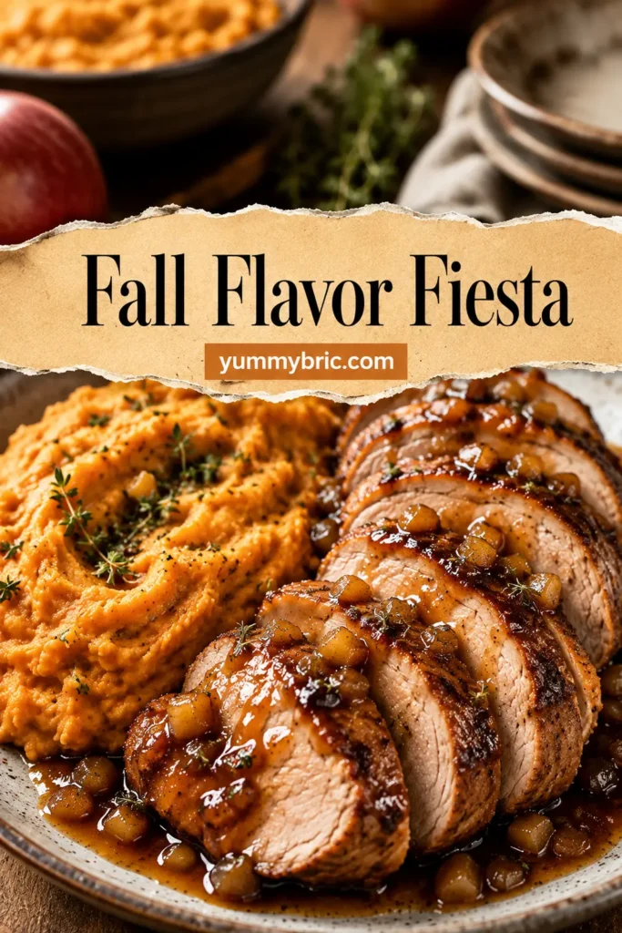 Fall Flavor Fiesta: Pork Tenderloin with Apple Cider Glaze & Sweet Potato Mash