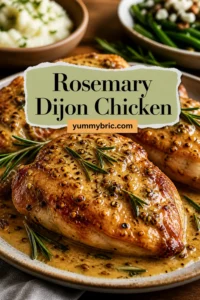 Rosemary Dijon Chicken | Chicken breast dinners, Chicken dishes recipes, Rosemary chicken recipe