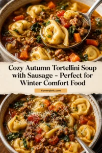 Cozy Autumn Tortellini Soup with Sausage - Perfect for Winter Comfort Food