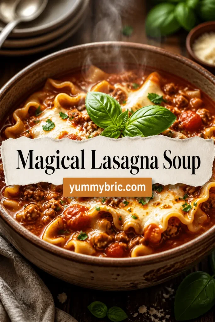 Magical Lasagna Soup — A Cozy Hug in a Bowl