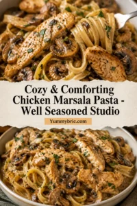 Cozy & Comforting Chicken Marsala Pasta - Well Seasoned Studio