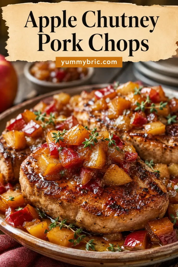 Apple Chutney Pork Chops Recipe (Bring autumn to your table!)