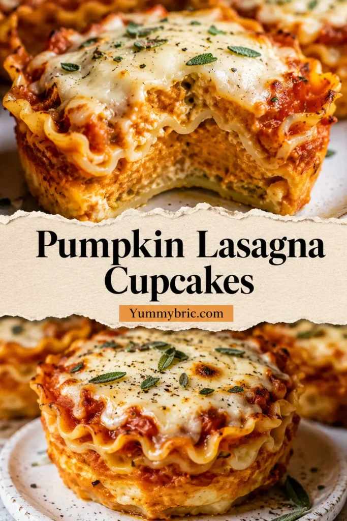 Pumpkin Lasagna Cupcakes