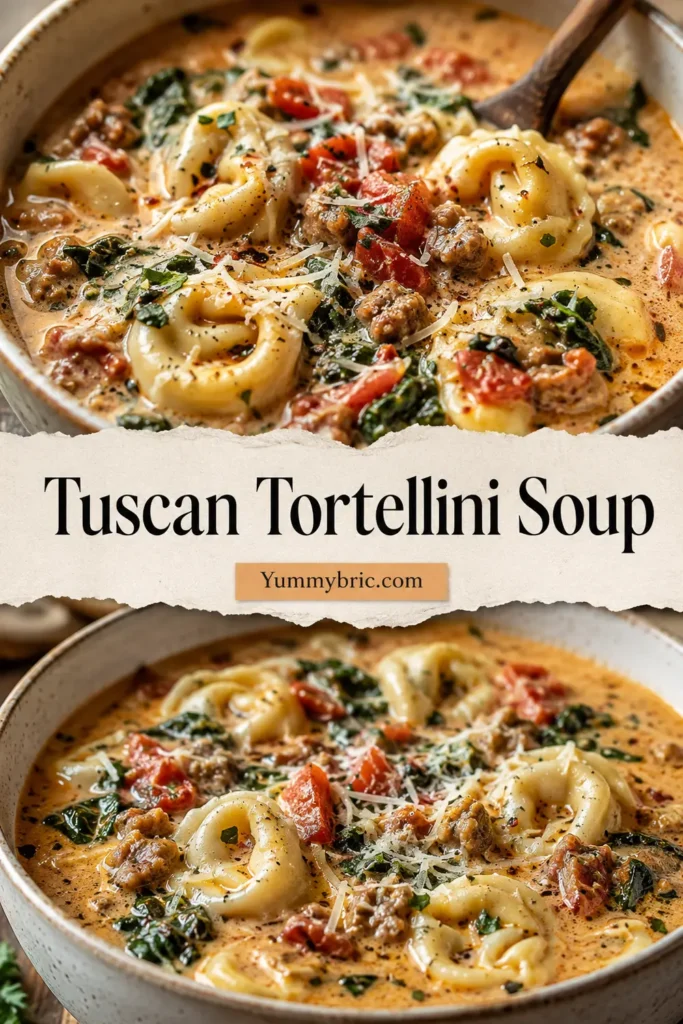 Tuscan Tortellini Soup