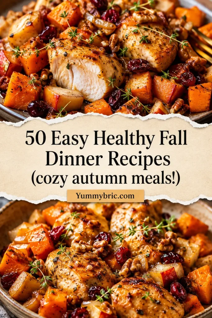 50 Easy Healthy Fall Dinner Recipes (cozy autumn meals!)