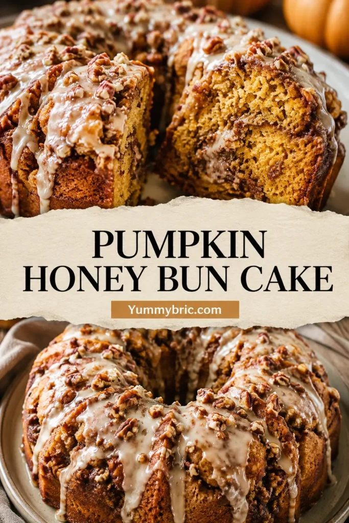 PUMPKIN HONEY BUN CAKE