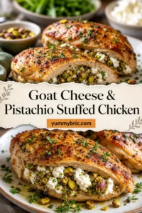 Goat Cheese and Pistachio Stuffed Chicken - Iowa Girl Eats