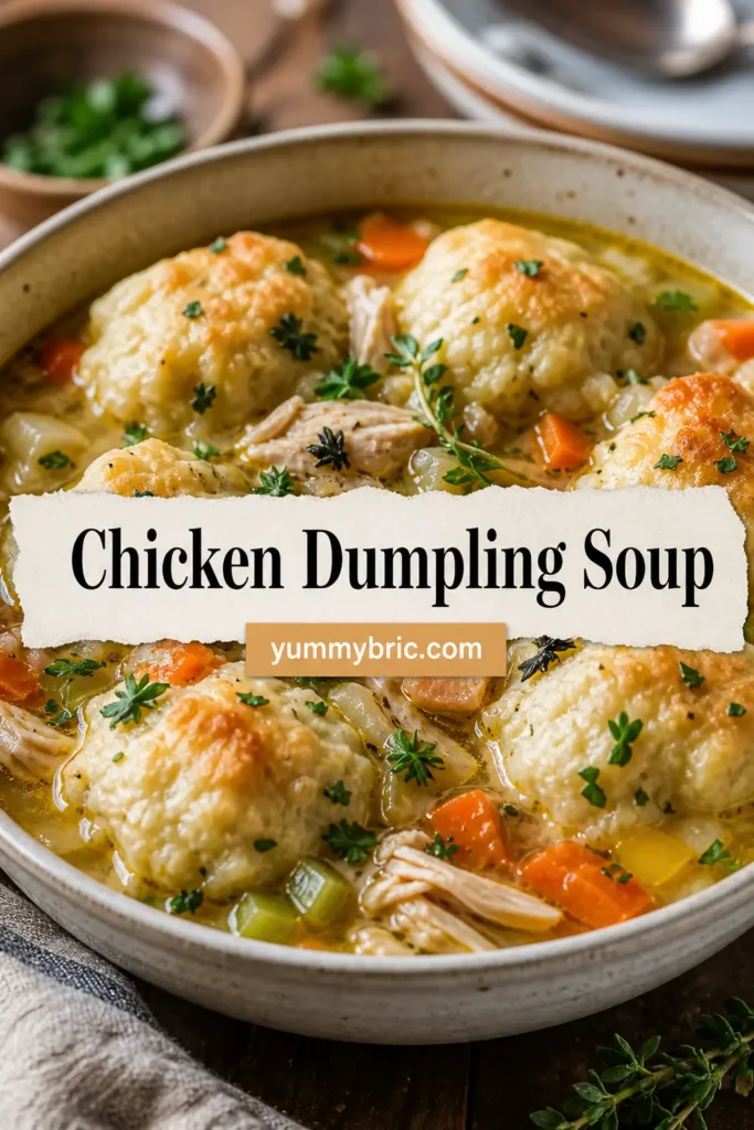 One Pot Chicken Dumpling Soup (with refrigerated biscuit dough!) | Recipe | Chicken dishes recipes,