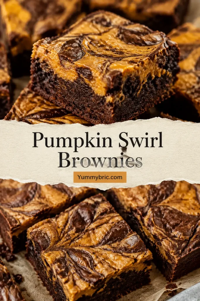 Pumpkin Swirl Brownies
