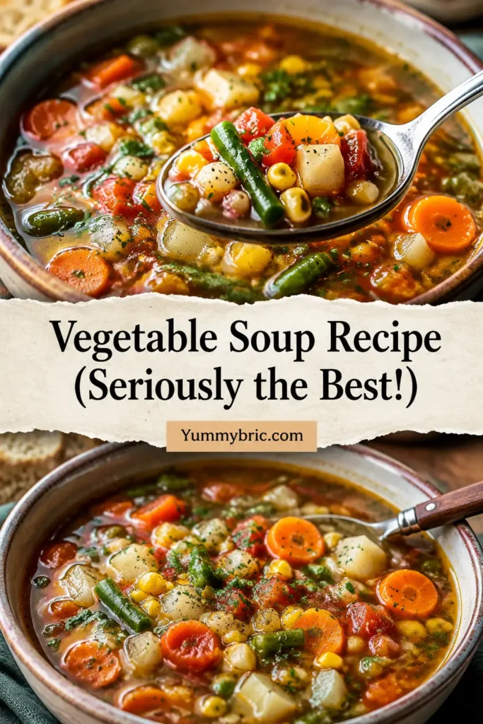 Vegetable Soup Recipe (Seriously the Best!)