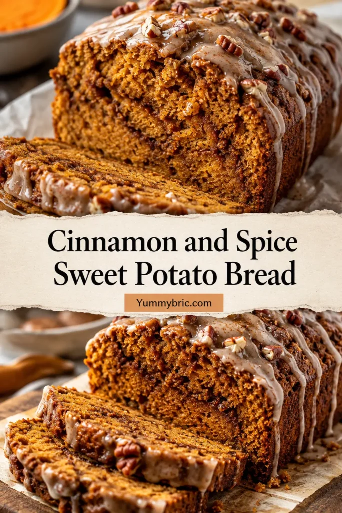 Cinnamon and Spice Sweet Potato Bread