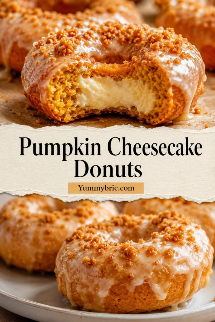 Pumpkin Cheesecake Donuts