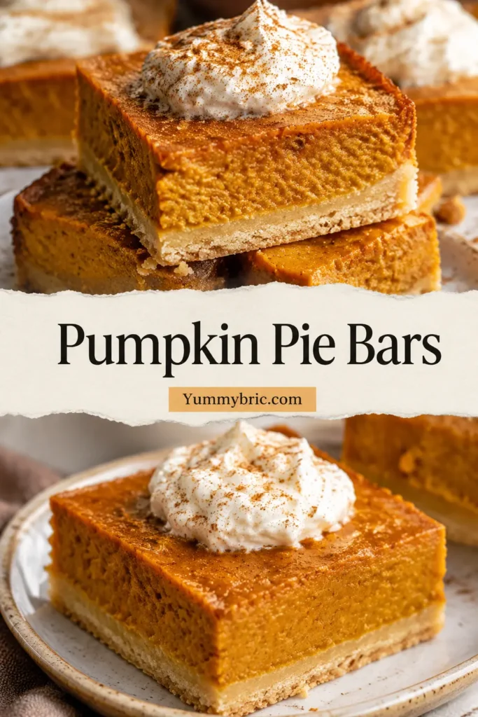 Pumpkin Pie Bars