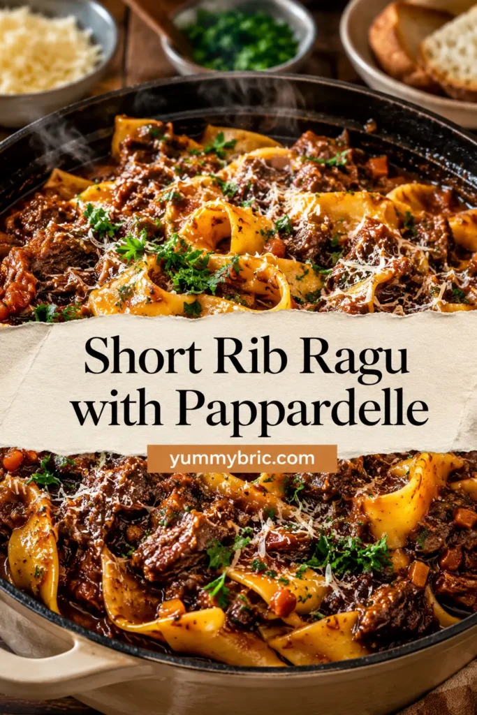 Dutch Oven Short Rib Ragu with Pappardelle
