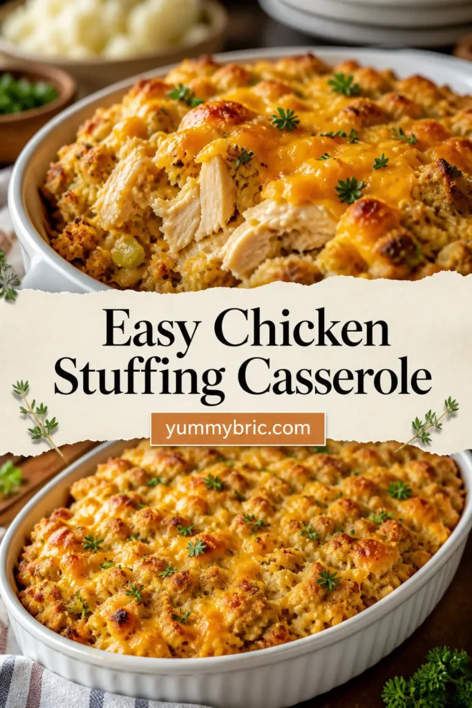 Easy Chicken Stuffing Casserole for a Cozy Family Dinner