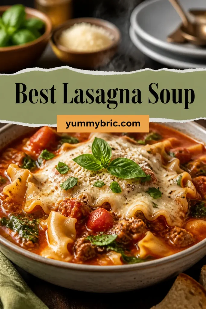 The Best Lasagna Soup Recipe