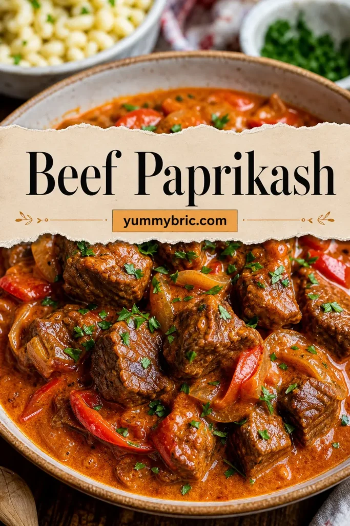 Beef Paprikash - The Jam Jar Kitchen