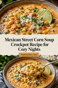 Mexican Street Corn Soup Crockpot Recipe for Cozy Nights
