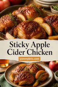 Sticky Apple Cider Chicken