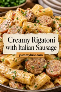 Does a Creamy Rigatoni with Italian Sausage Sound Like Your Next Dinner?