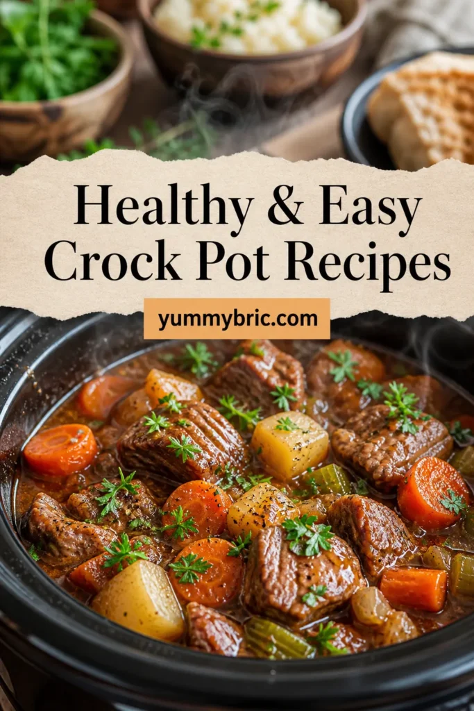 Healthy & Easy Crock Pot Recipes for Fall and Winter