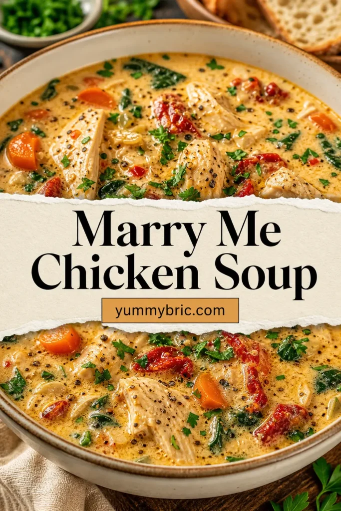 Rich, Creamy Marry Me Chicken Soup
