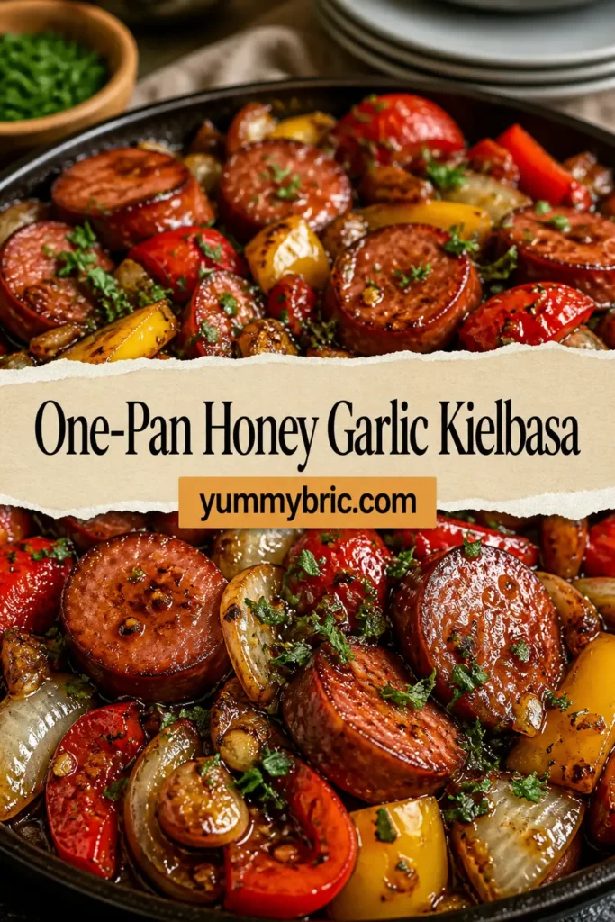 One-Pan Honey Garlic Kielbasa & Veggies: Easy Family Delight