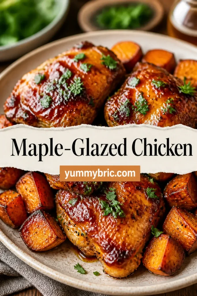 Maple-Glazed Chicken with Sweet Potatoes