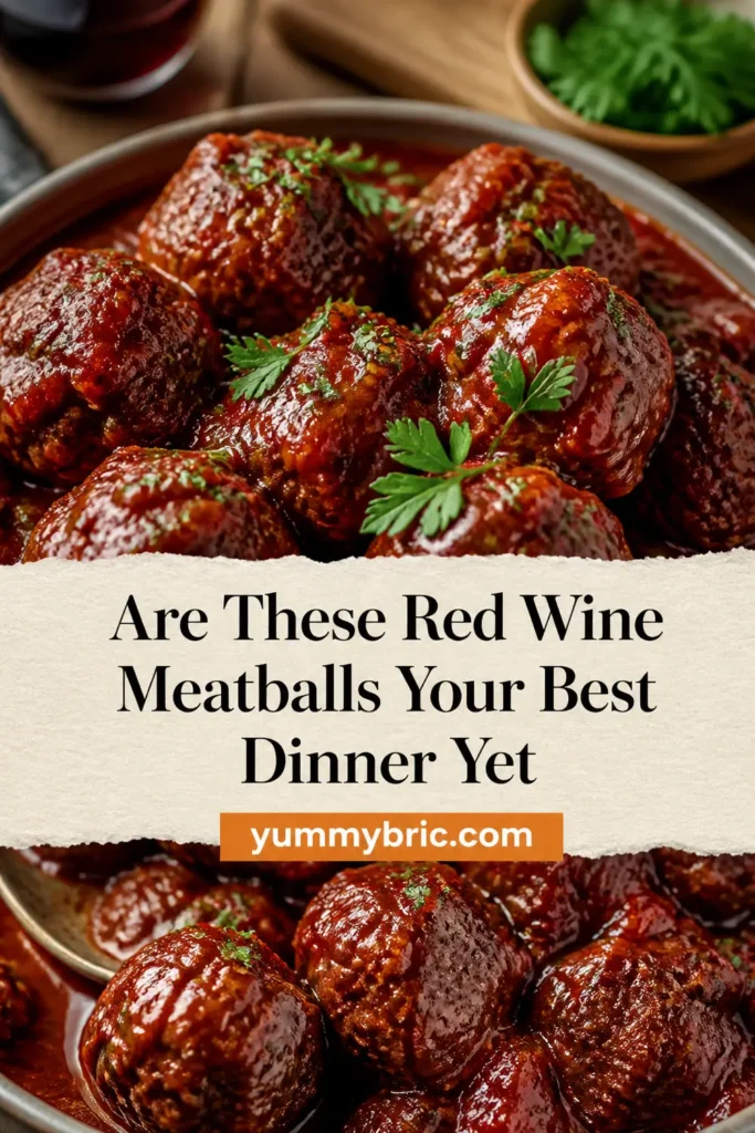Are These Red Wine Meatballs Your Best Dinner Yet