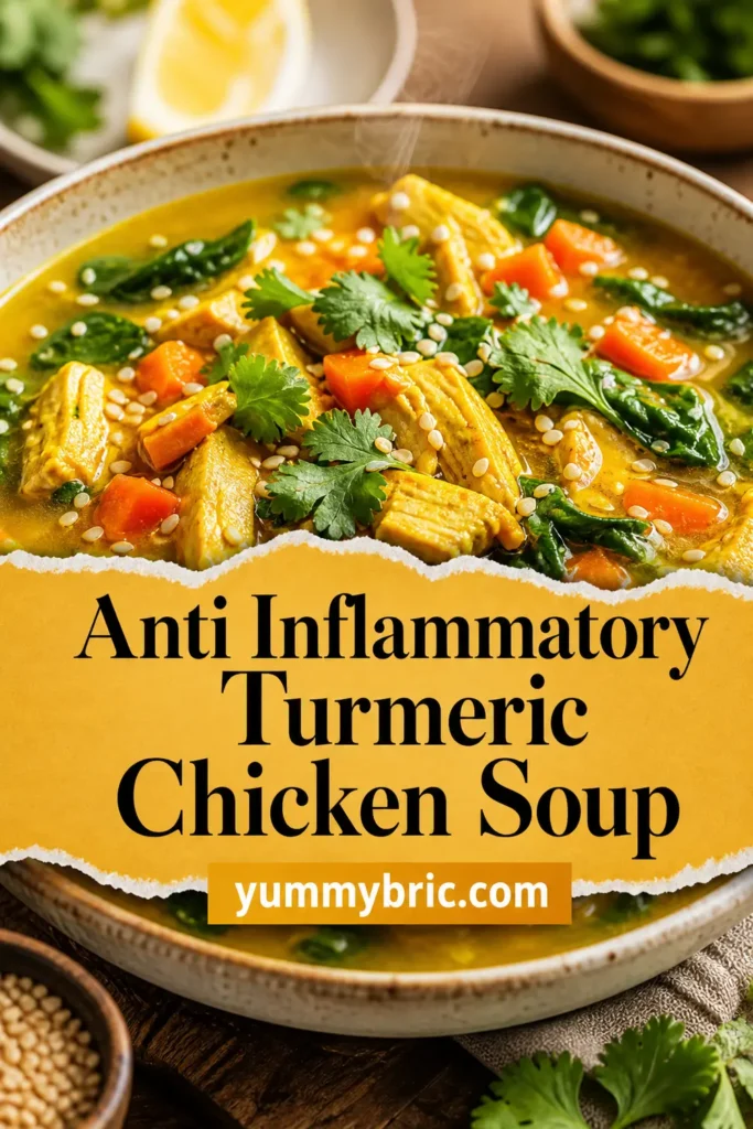 Anti Inflammatory Turmeric Chicken Soup