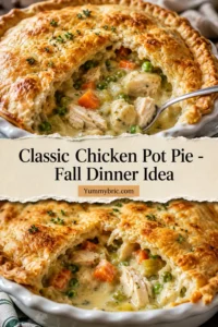Classic Chicken Pot Pie - Fall Dinner Idea