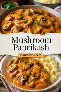 Cozy Hungarian Mushroom Paprikash