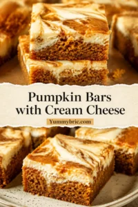 Pumpkin Bars with Cream Cheese