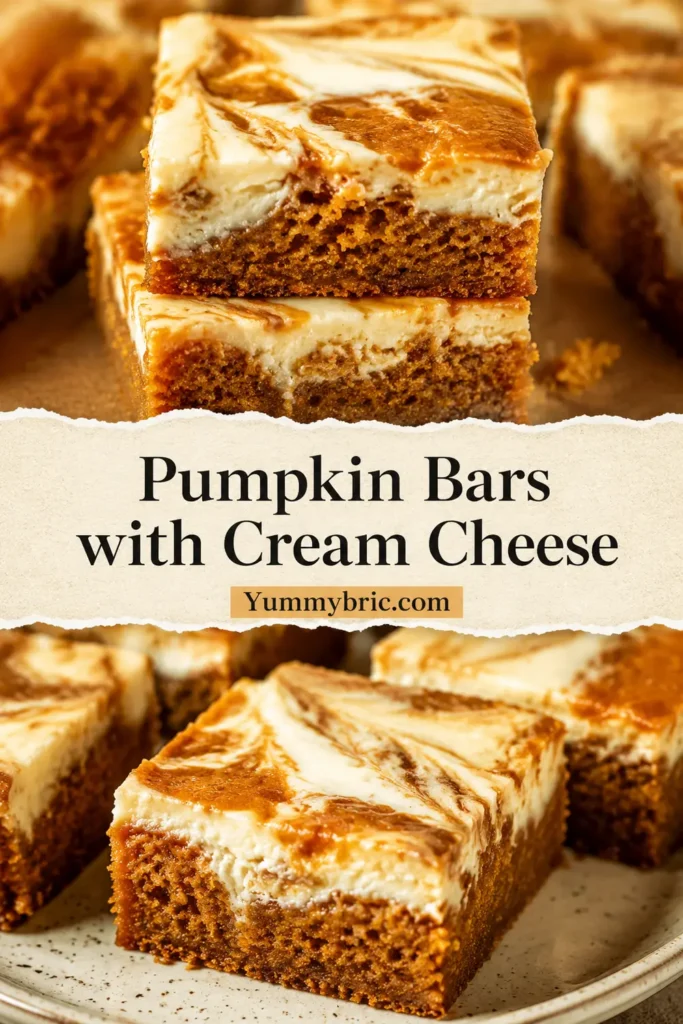 Pumpkin Bars with Cream Cheese