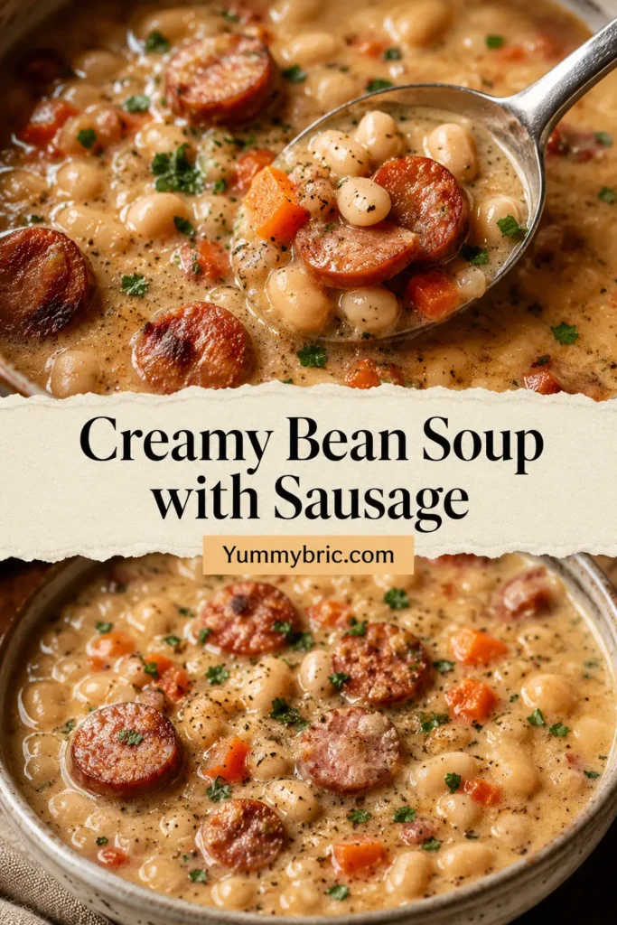 Creamy Bean Soup with Sausage