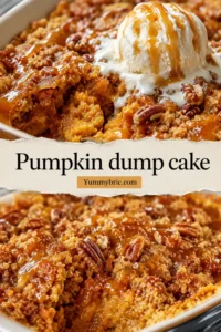 Pumpkin dump cake