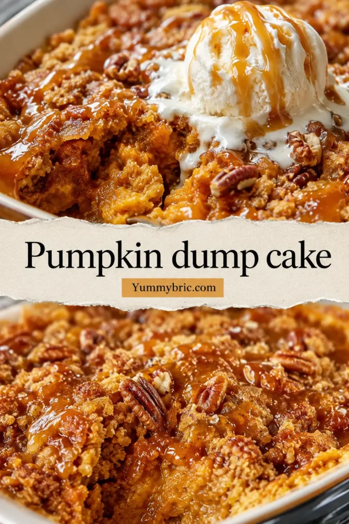 Pumpkin dump cake