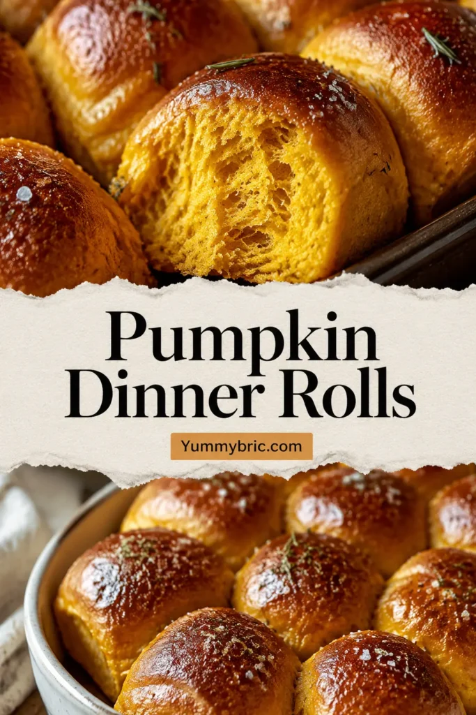 Pumpkin Dinner Rolls