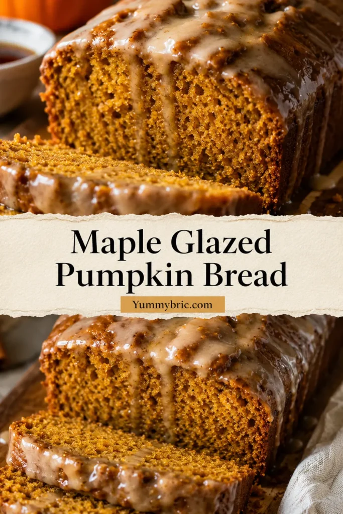 Maple Glazed Pumpkin Bread