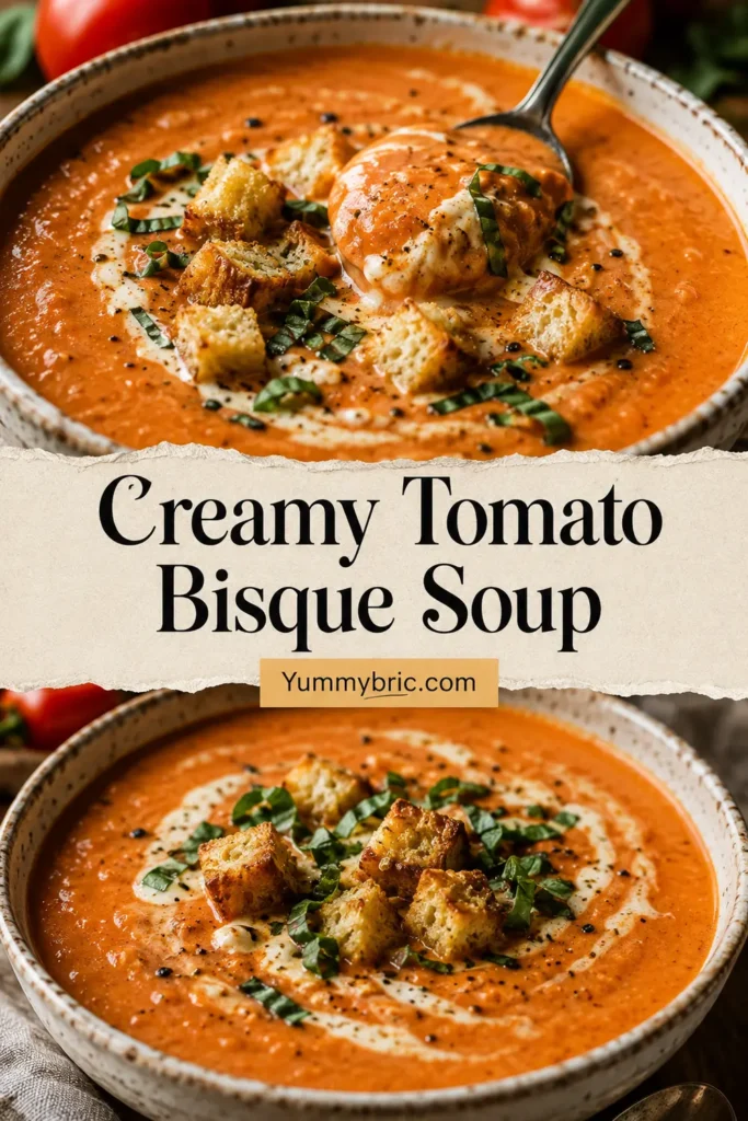 Creamy Tomato Bisque Soup